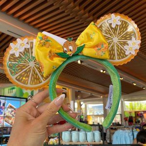 Orange Bird Ear Headband Flower & Garden Festival 2022